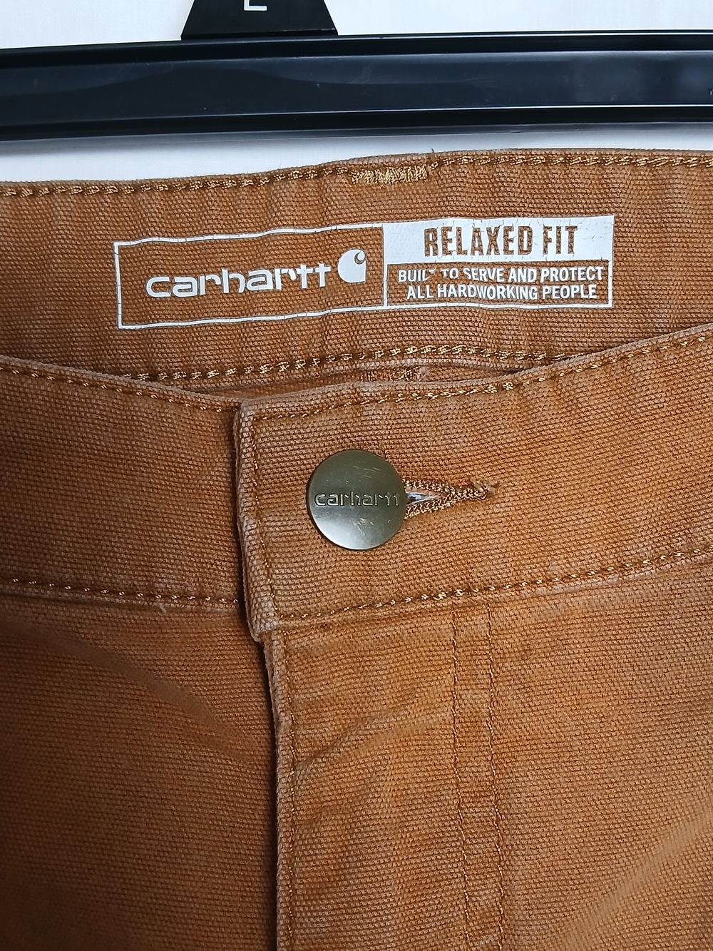 Carhartt Women's Relaxed Fit Twill Double-Front Work Pants - Size 10 - Picture 4 of 7